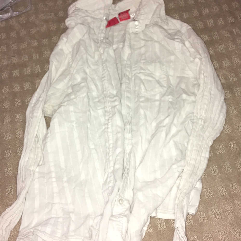 White button up long sleeve